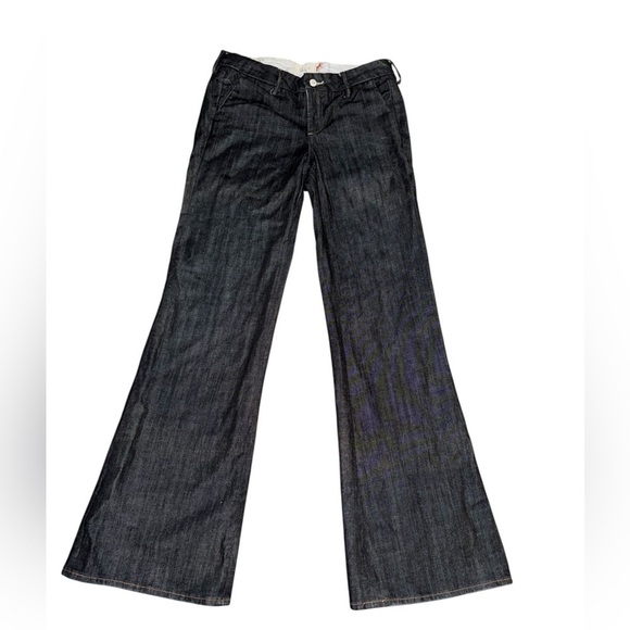 shio Denim - Shio Super Dark Wash Flared Jeans